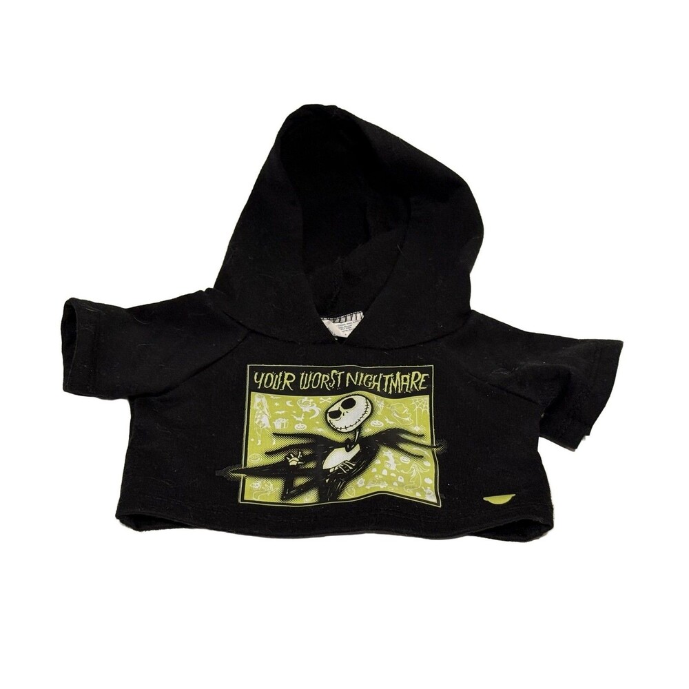 Build-A-Bear The Nightmare Before Christmas Hoodie Jack Skellington Doll